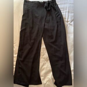 HALARA Black Wide-Leg Trousers